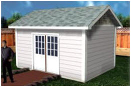 10'x16' Backyard Storage Shed Plans