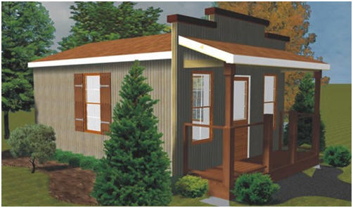 Blueprints - Old West Saloon-Style Shed, Guest Cottage, Studio or Shop