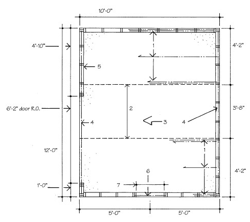 10'x12' Garden, Lawn Tractor and Storage Shed Plans