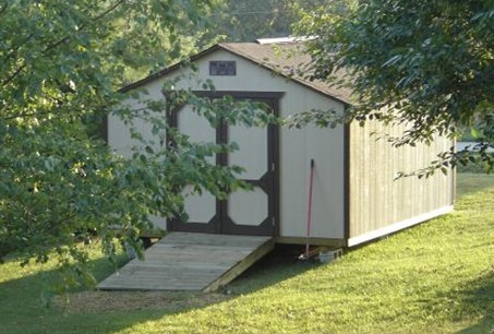 Do It Yourself Shed Building Plans by Fred Strickland - Photo by Mike Long