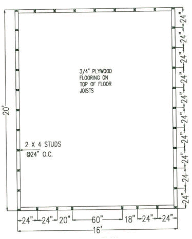 16'x20' Backyard Bonanza Barn Plan