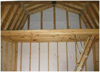 Custom Bonanza Barn Loft Structure - Photo by James Hingle