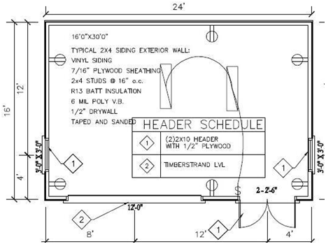 Workshop, Studio or Hobby Shop Floorplan