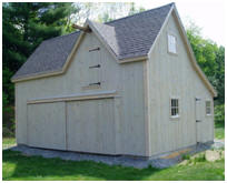 Two-Car Country Garage in Vermont