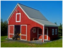 Small Vermont Pole-Barn