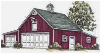 3-Car Country Garage Plans