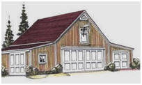 Pole-Frame Car Barn Building Plans