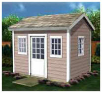 Backyard Playhouse, garden Shed or Studio Plans