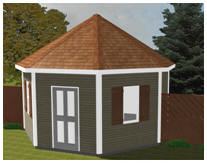 Octagonal Shed Plans
