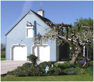 Country Garage Plans - Build a garage that is just as economical as a pole-barn. These country garage blueprints, by architect Don Berg, are planned for economy and flexibility. They all have lofts for inexpensive extra space and are all designed for practical post-frame (pole barn) construction. Select from one, two, three or four car garage layouts, garages with attached carports or garages with extra areas for your garden tractor, hobbies or workshop. 